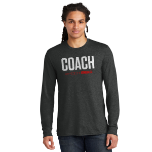 S564-1 - “Coach” - L/S Tri-Blend T-shirt - Grey