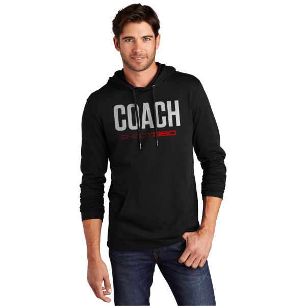 S564-1 - “Coach” - Mid-weight Hoodie - Black