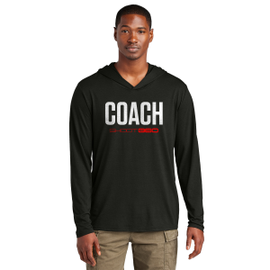 S564-1 - “Coach” - Tri-Blend T-shirt Hoodie - Grey