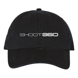 S564-6-18 - Linear Logo - “Dad Hat” - Black
