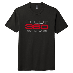 S564-10 - Your Location Logo - Tri-Blend T-Shirt - Black