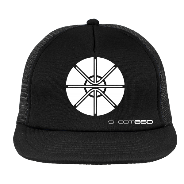 S564-20 - Ball Logo - Trucker Hat - Black