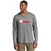 S564-25 - Stacked Shoot 360 Logo - T-Shirt Hoodie - Grey Frost